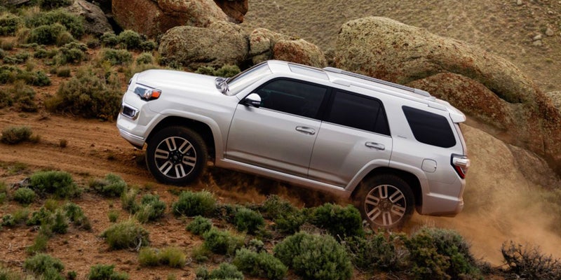 A 2024 Toyota 4Runner that is off-roading to adventure near Kent, OH