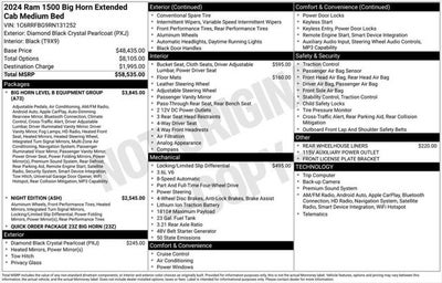 2024 RAM 1500 Big Horn/Lone Star