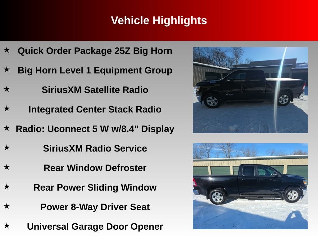 2022 RAM 1500 Big Horn/Lone Star