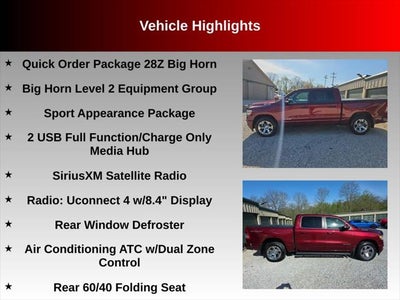 2020 RAM 1500 Big Horn/Lone Star