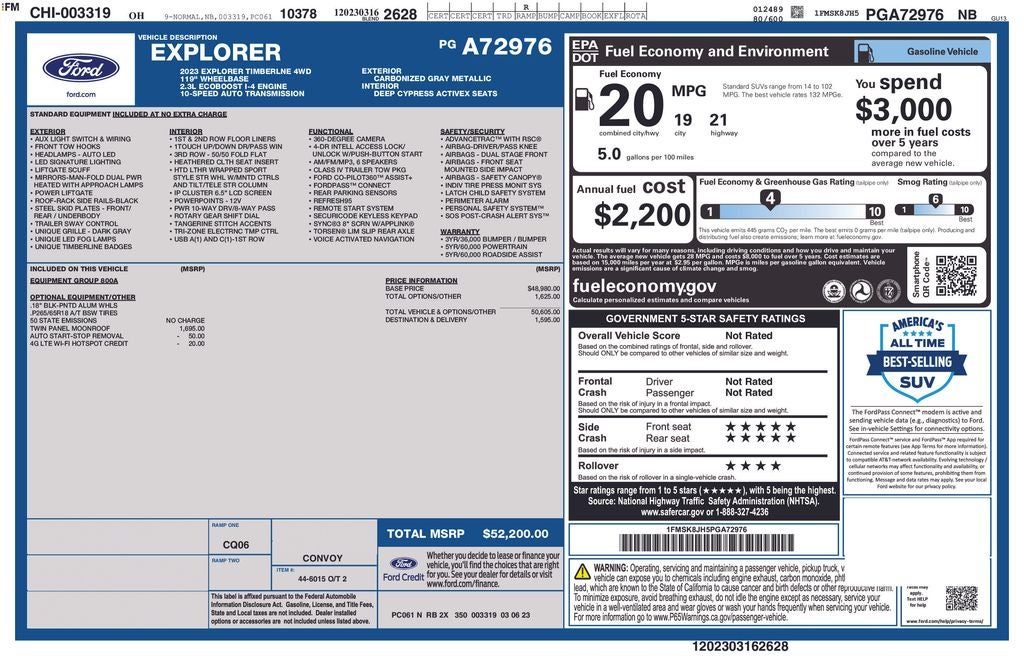 2023 Ford Explorer Timberline