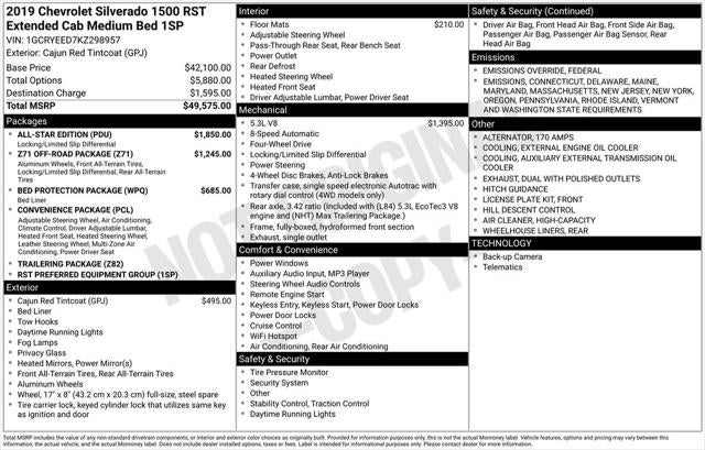2019 Chevrolet Silverado 1500 RST