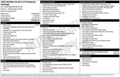 2023 Mazda Mazda CX-30 2.5 S Preferred Package