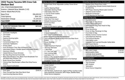 2022 Toyota Tacoma V6