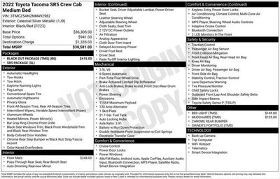 2022 Toyota Tacoma V6