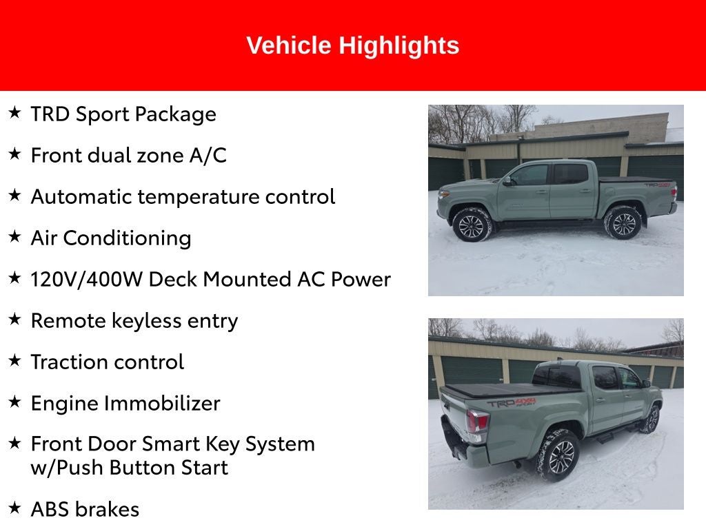 2023 Toyota Tacoma TRD Sport V6