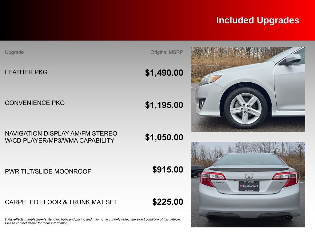 2012 Toyota Camry SE