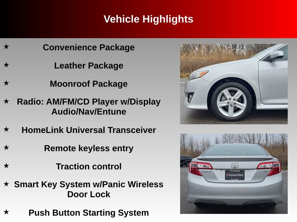 2012 Toyota Camry SE