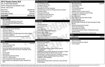 2013 Toyota Camry XLE