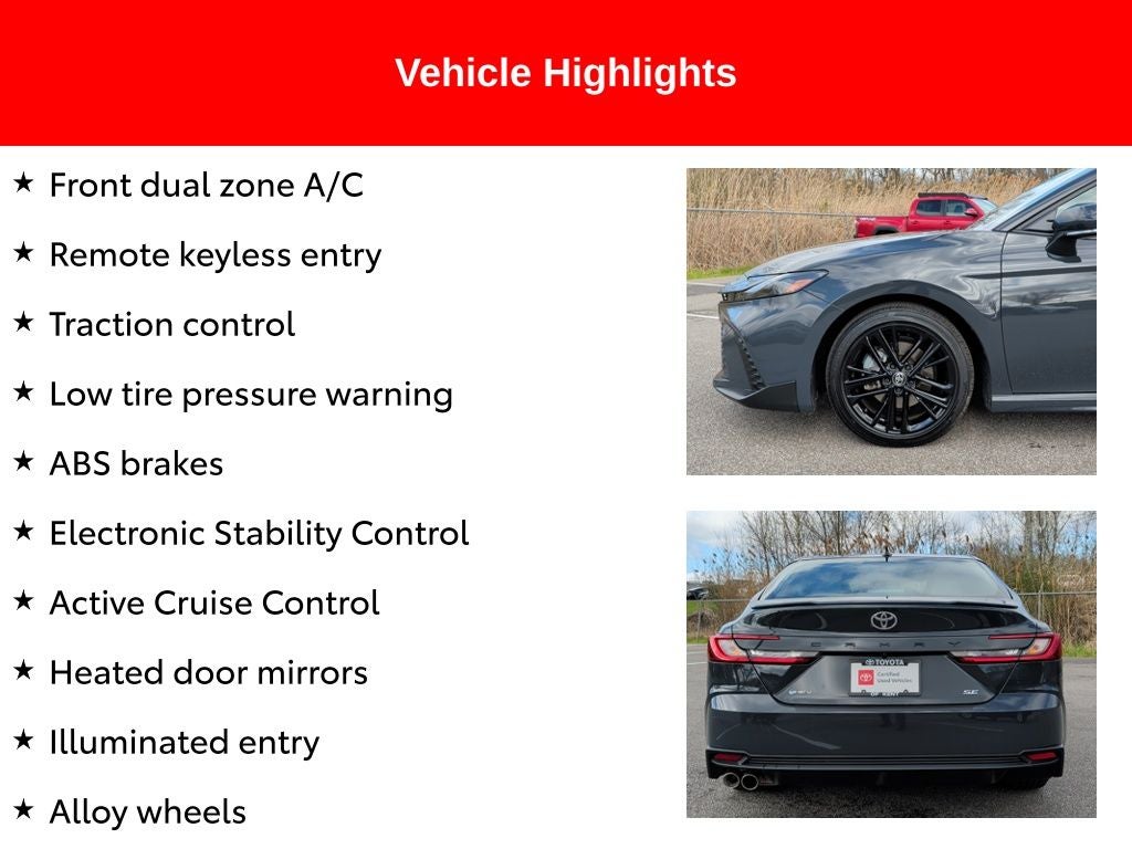 2025 Toyota Camry SE