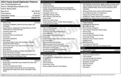 2024 Toyota Grand Highlander Platinum