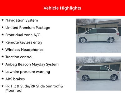 2017 Toyota Sienna Limited Premium 7 Passenger