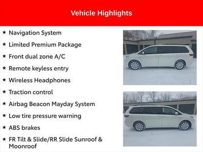 2017 Toyota Sienna Limited Premium 7 Passenger