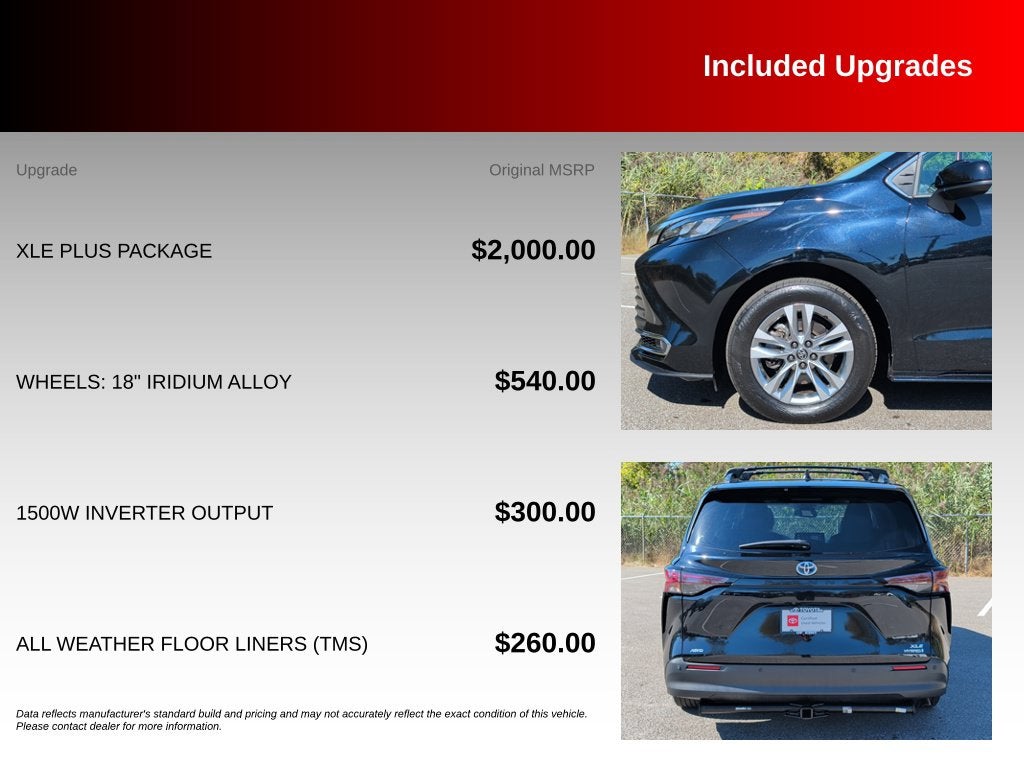 2024 Toyota Sienna XLE 7 Passenger