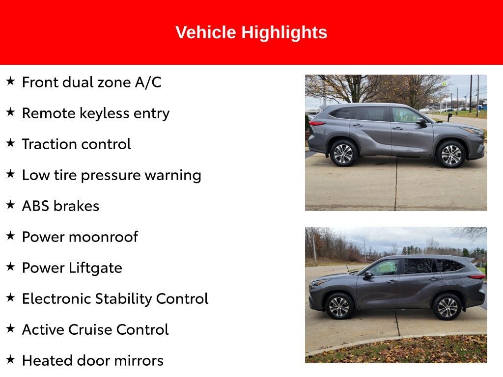 2023 Toyota Highlander XLE