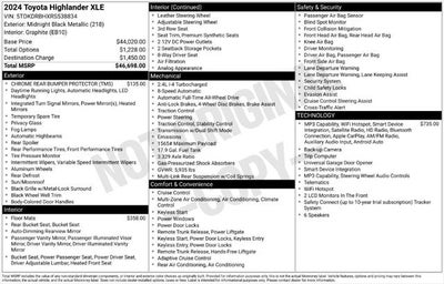 2024 Toyota Highlander XLE