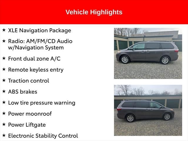 2017 Toyota Sienna XLE 8 Passenger