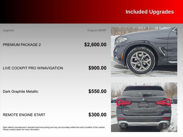 2022 BMW X3 xDrive30i