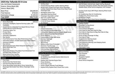 2025 Kia Telluride EX X-Line