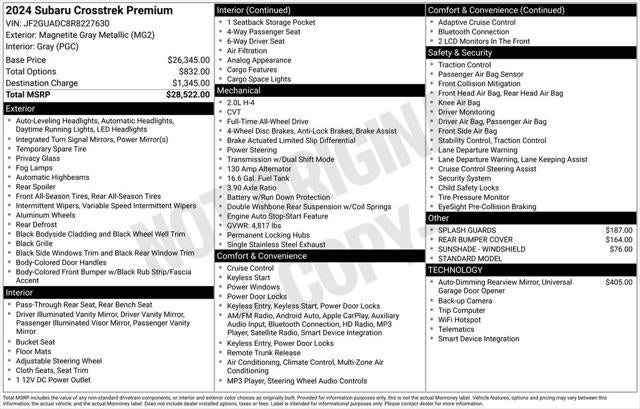 2024 Subaru Crosstrek Premium