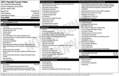 2021 Hyundai Tucson Value