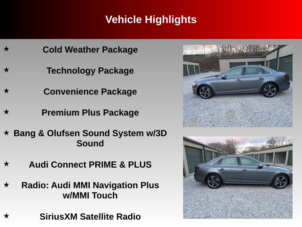 2017 Audi A4 2.0T Premium Plus quattro