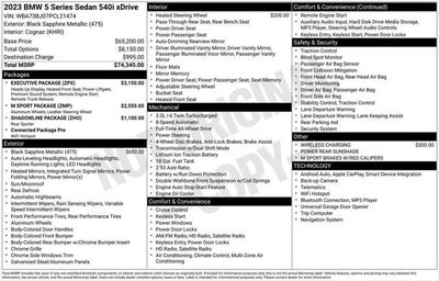2023 BMW 5 Series 540i xDrive