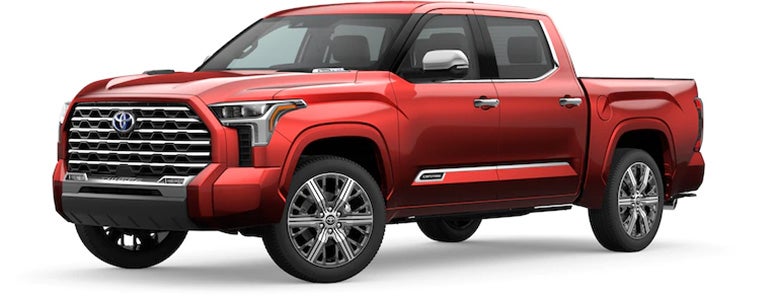 2022 Toyota Tundra Capstone in Supersonic Red | Toyota of Kent in Kent OH