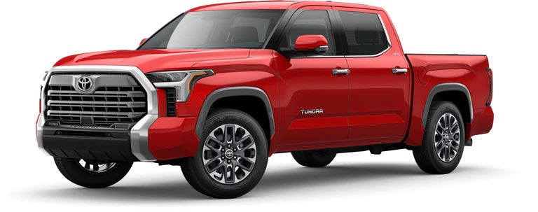 2022 Toyota Tundra Limited in Supersonic Red | Toyota of Kent in Kent OH