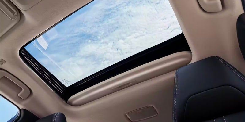A moonroof in a 2024 Toyota Corolla in Kent, OH