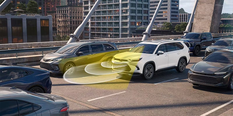 A safety feature protecting a 2024 Toyota Grand Highlander in Kent, OH