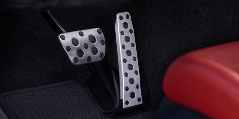 The manual pedal option of the 2025 Toyota Camry in Kent, OH