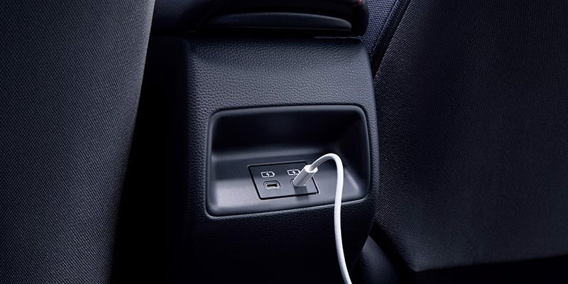 Plug options in the 2025 Toyota Corolla in Kent, OH