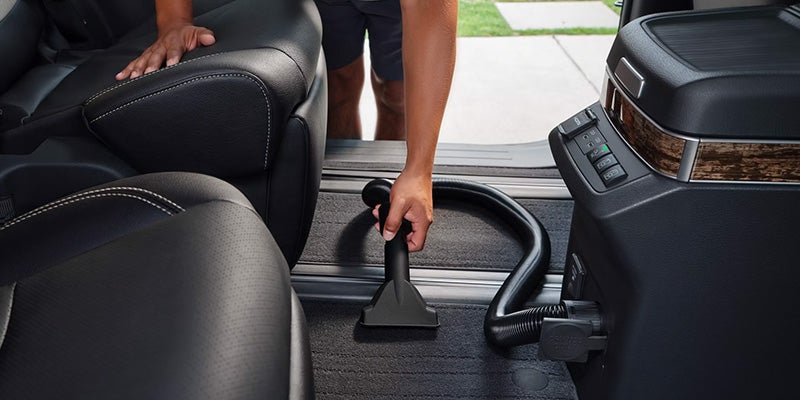 The vacuum option in the 2025 Toyota Sienna in Kent, OH