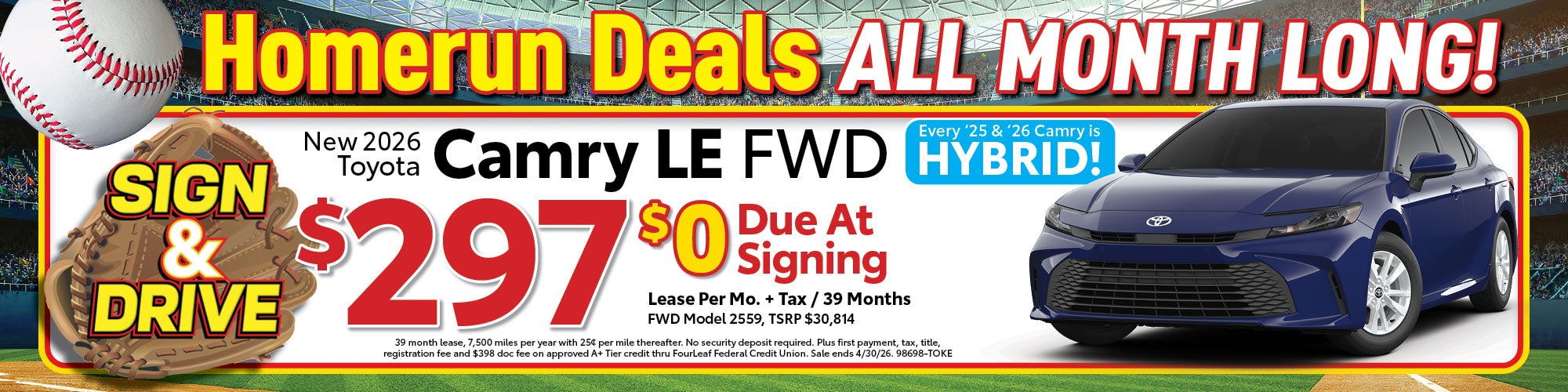 New 2026 Toyota Camry LE