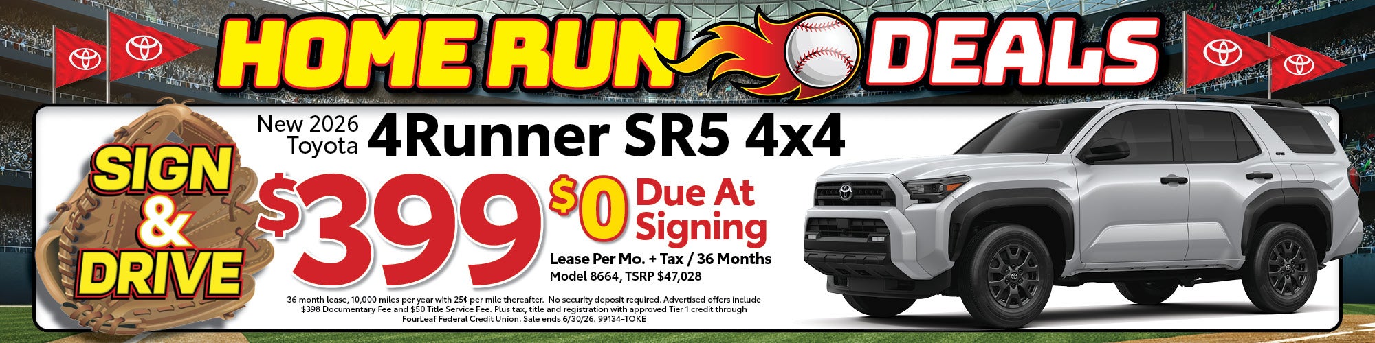 New 2026 Toyota 4Runner SR5 4x4